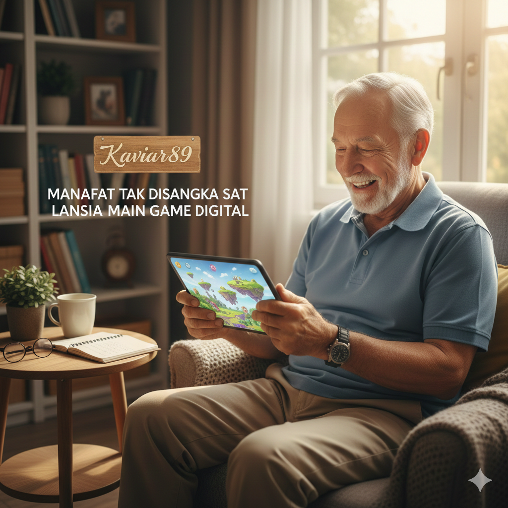 Kaviar89 - Manfaat Tak Disangka Saat Lansia Main Game Digital